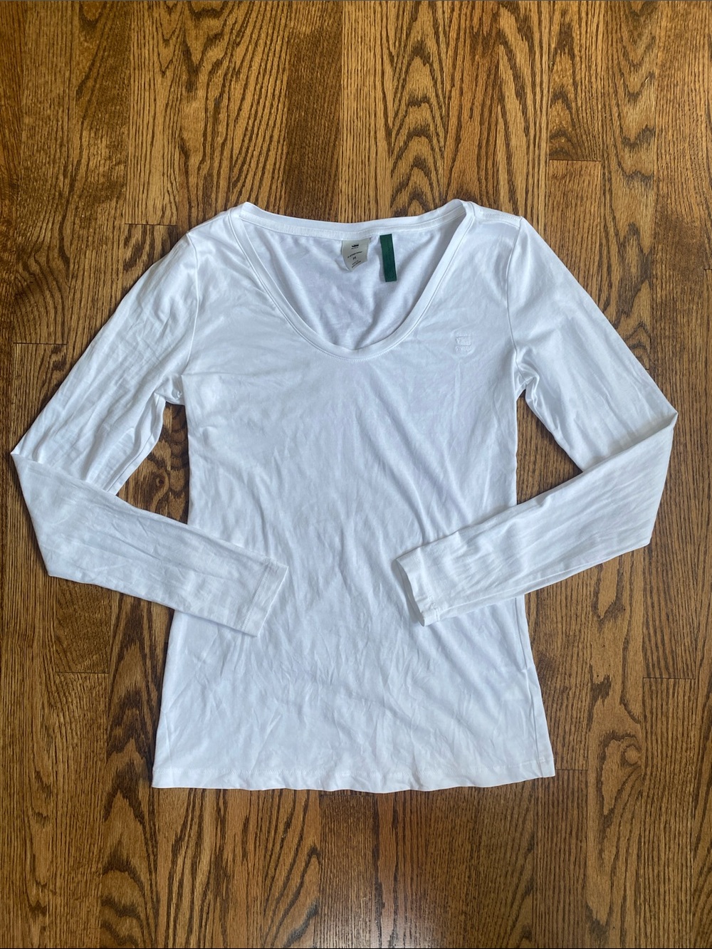 G-Star Raw white long sleeve, slim fit shirt, size M. Like new condition